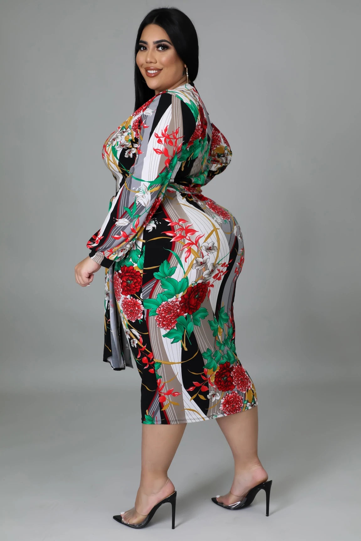 Black Floral Dress