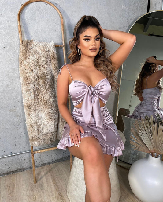 Victoria Lavender Skirt Set