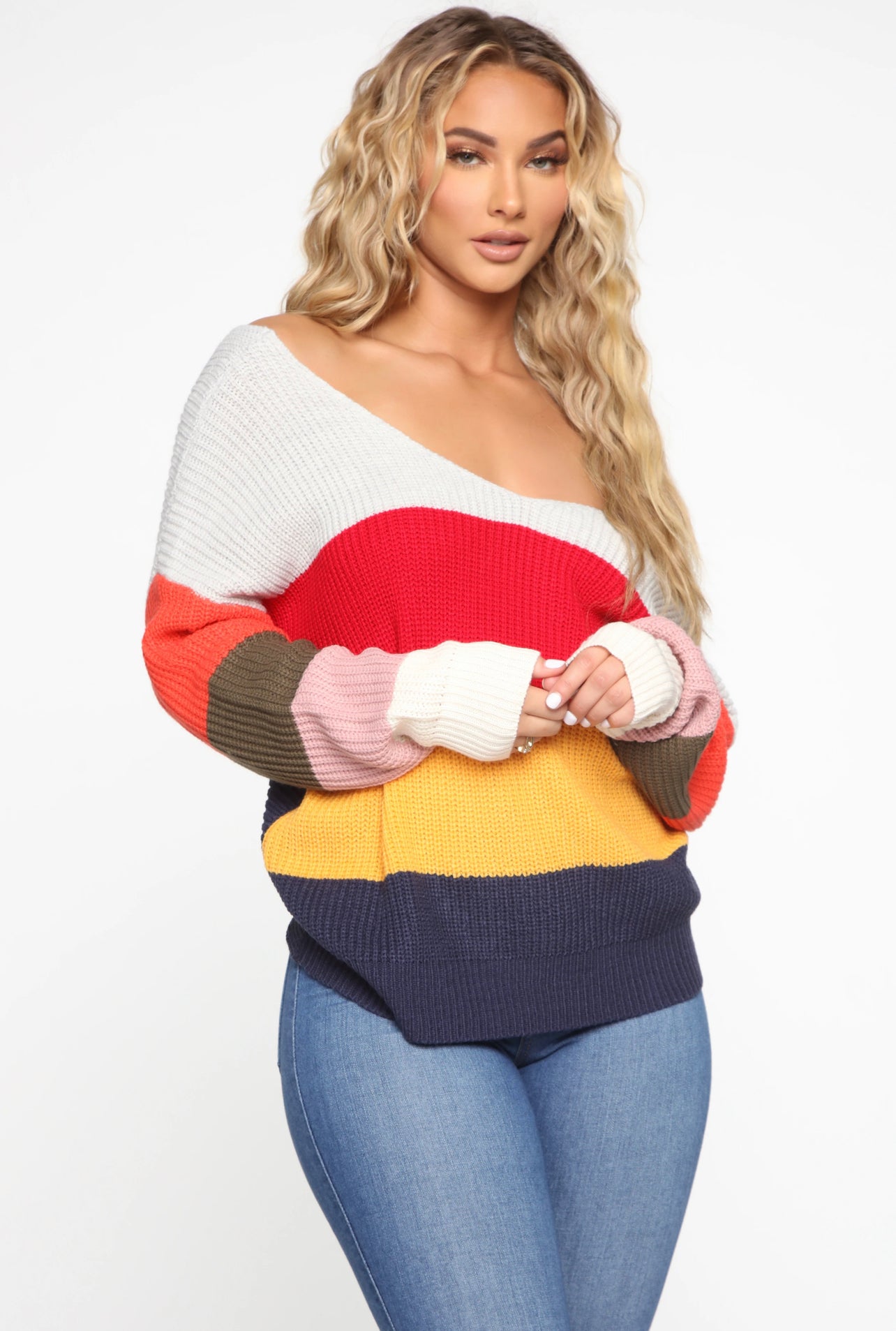 Multi Color Knit Top