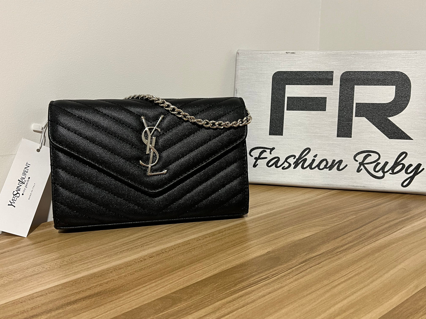 Black Silver Purse