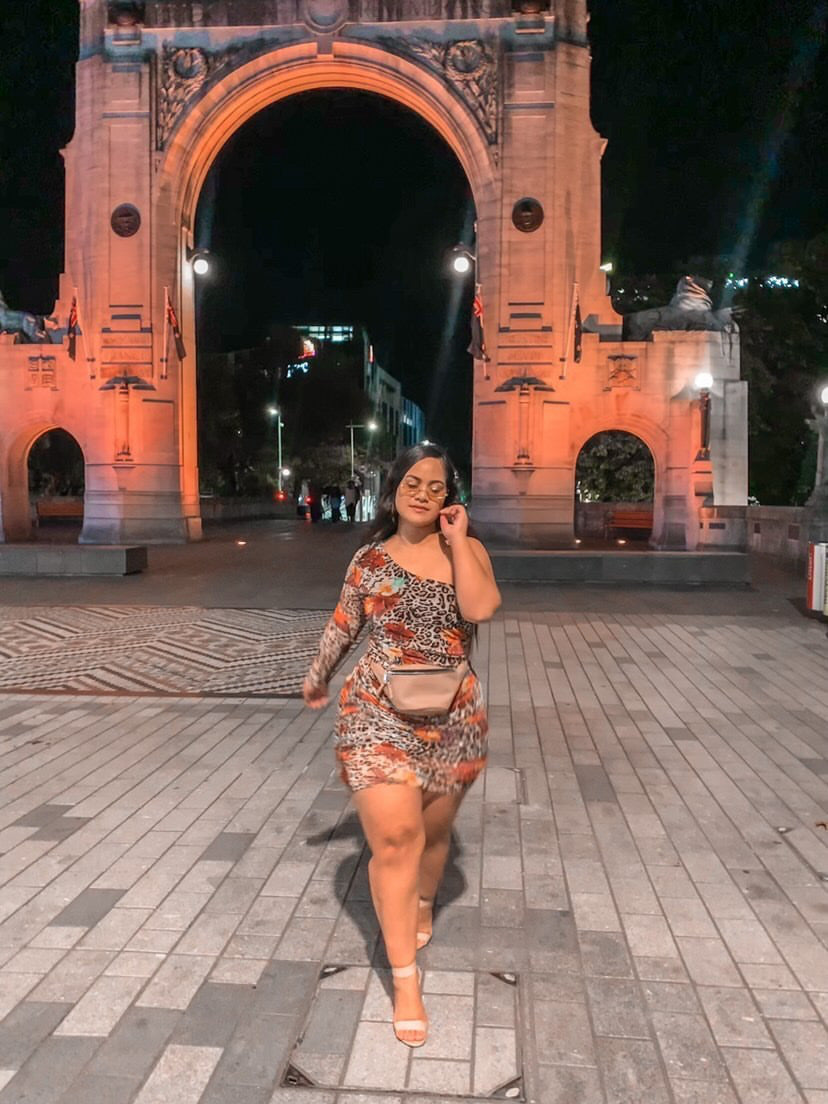 Leopard One Shoulder Dress