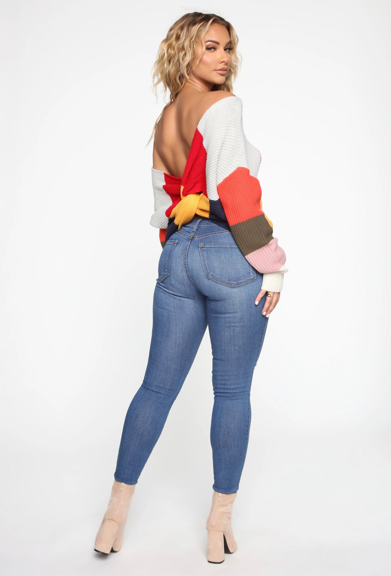 Multi Color Knit Top