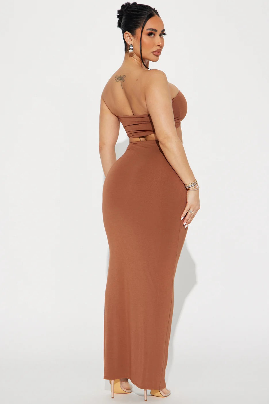 Mocha Skirt Set