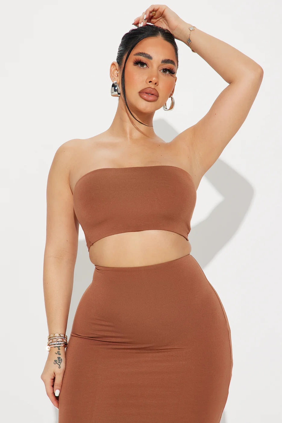Mocha Skirt Set