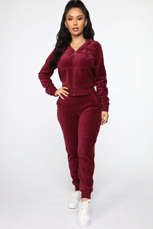 Burgundy Lounge Set