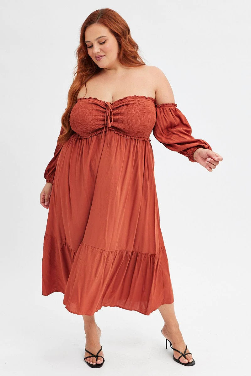 Viola Rust Dress