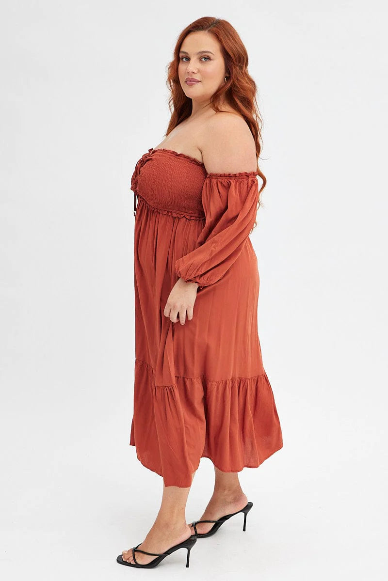 Viola Rust Dress