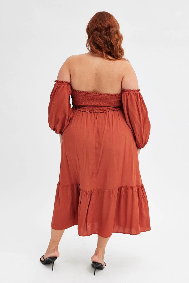 Viola Rust Dress