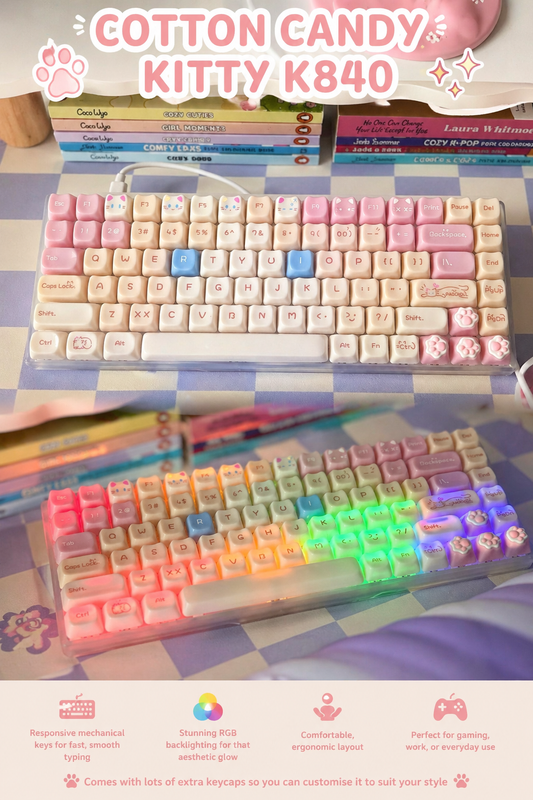 Cotton Candy Kitty AK98 / K840
