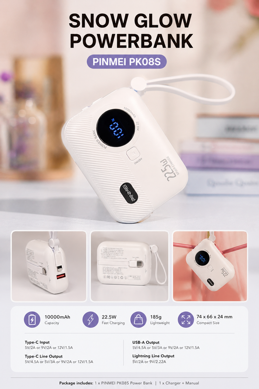 Snow Glow Power bank