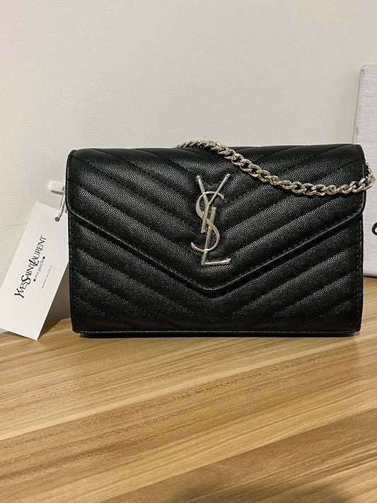 Black Silver Purse