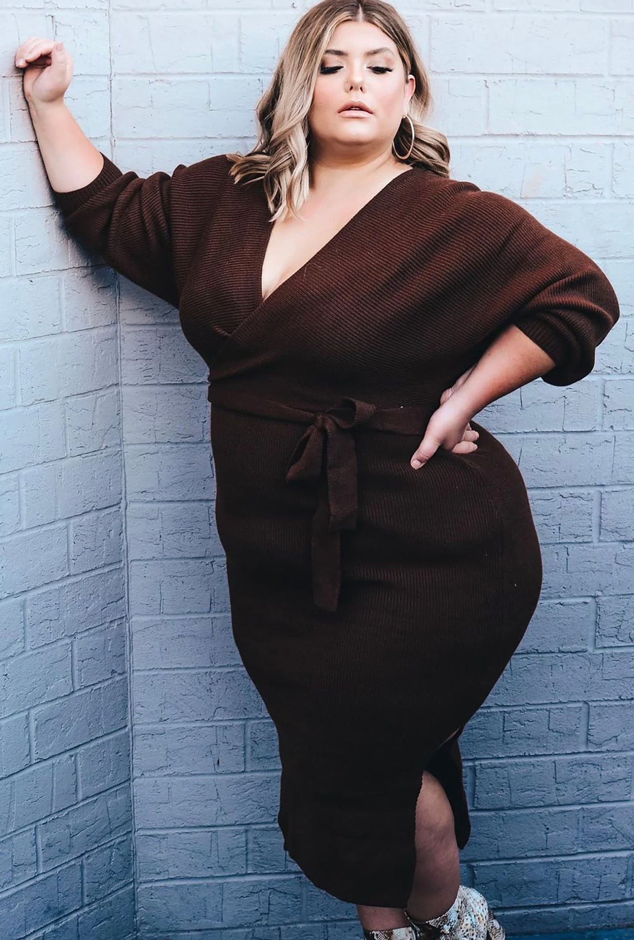 Chocolate Sweater Dress