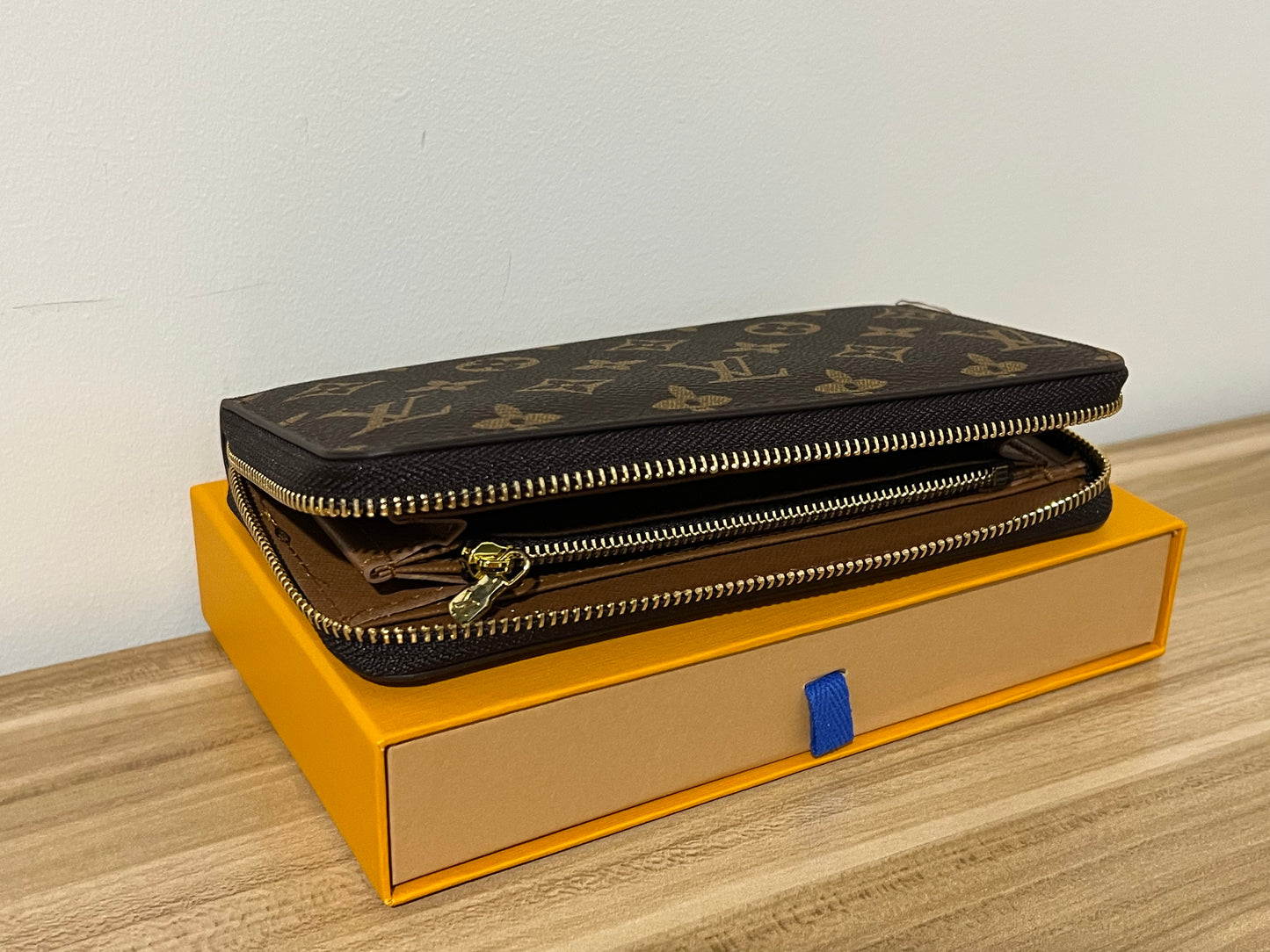 Brown Flower Wallet