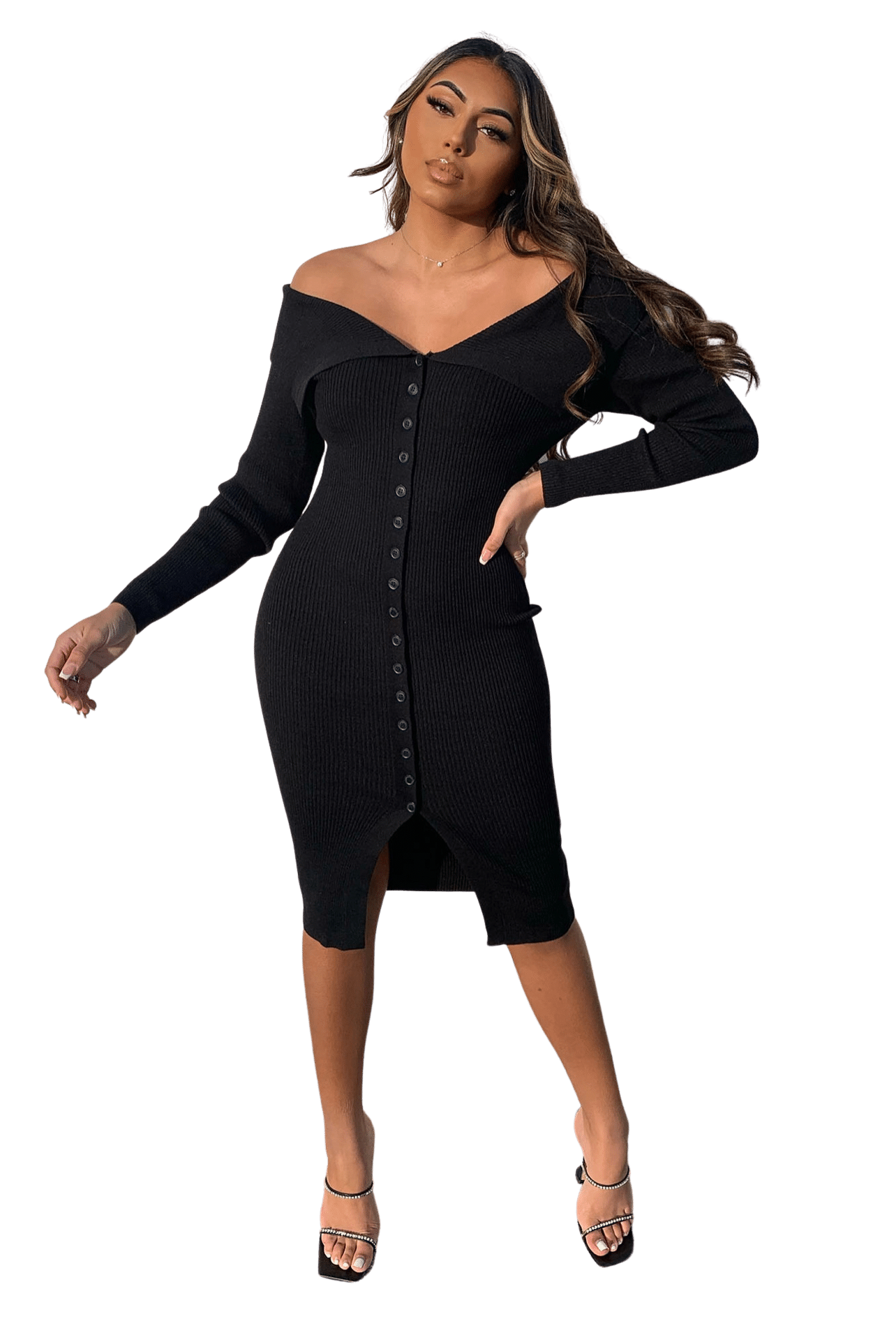 Black Sweater Dress