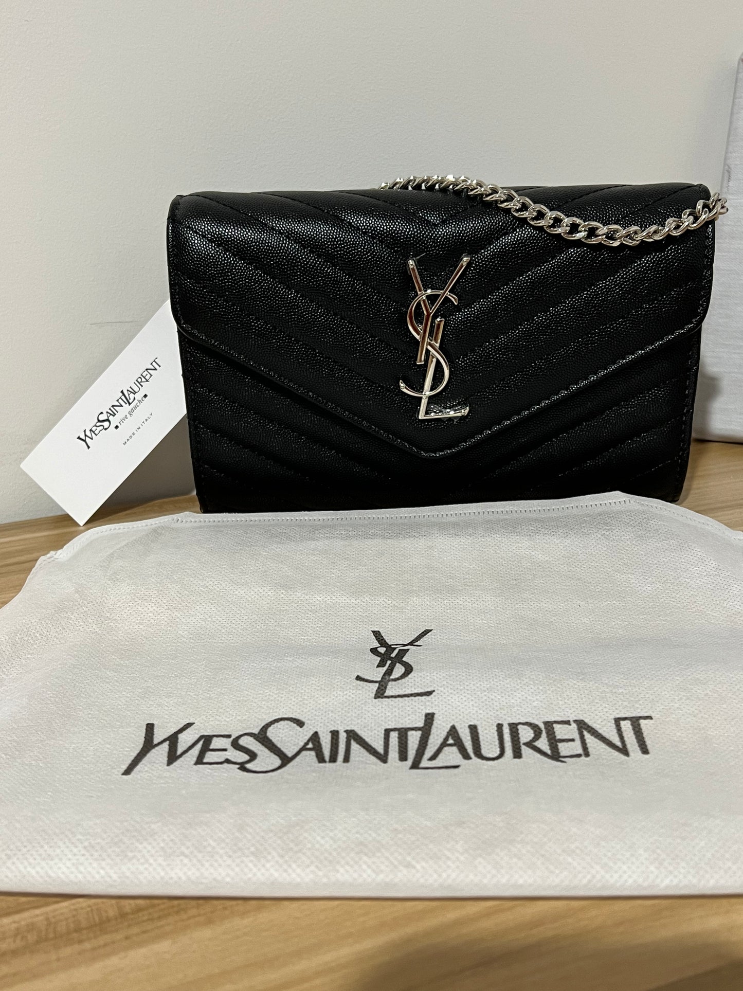 Black Silver Purse