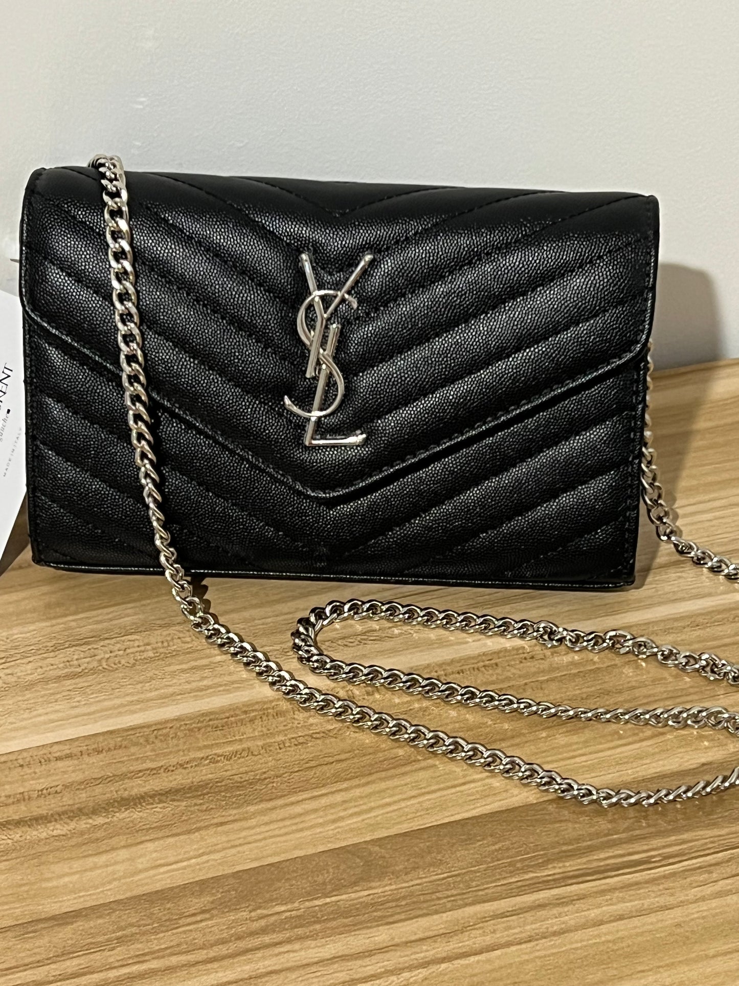 Black Silver Purse