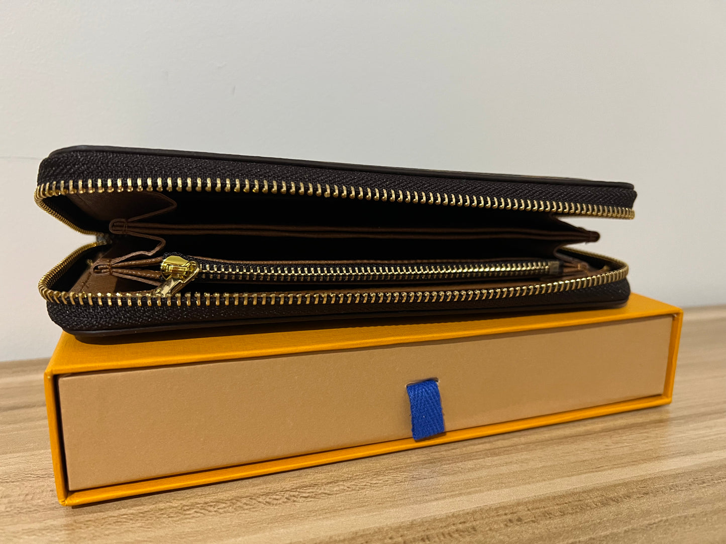 Brown Flower Wallet