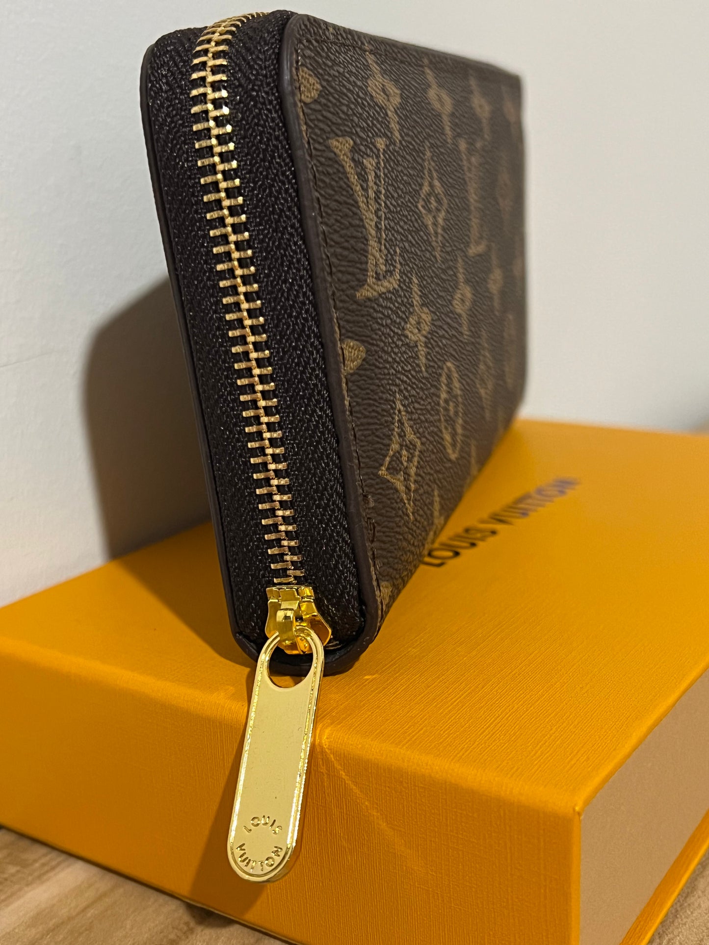 Brown Flower Wallet