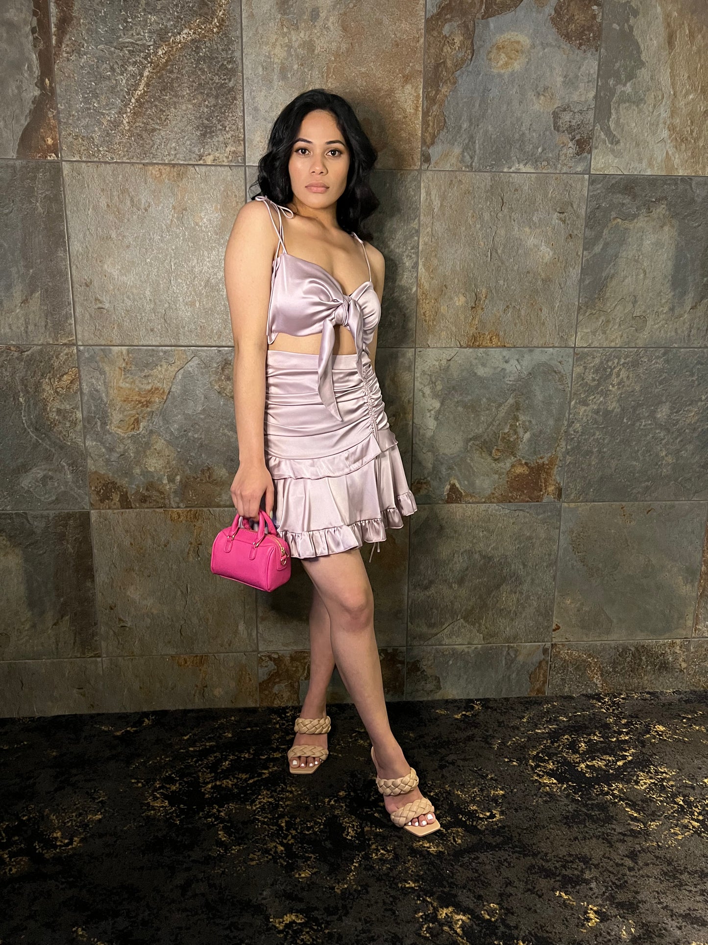 Victoria Lavender Skirt Set
