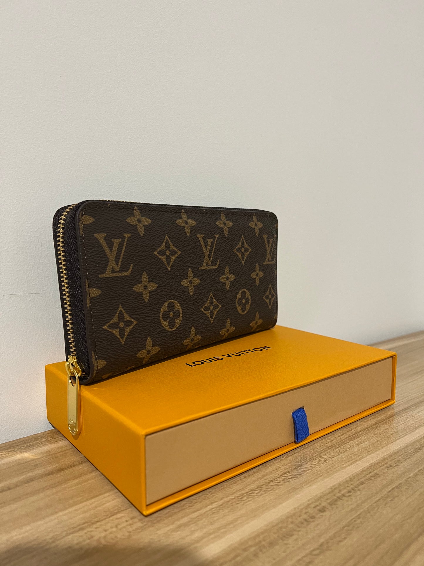 Brown Flower Wallet