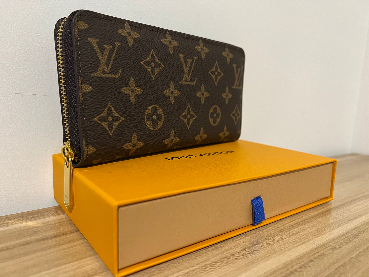 Brown Flower Wallet