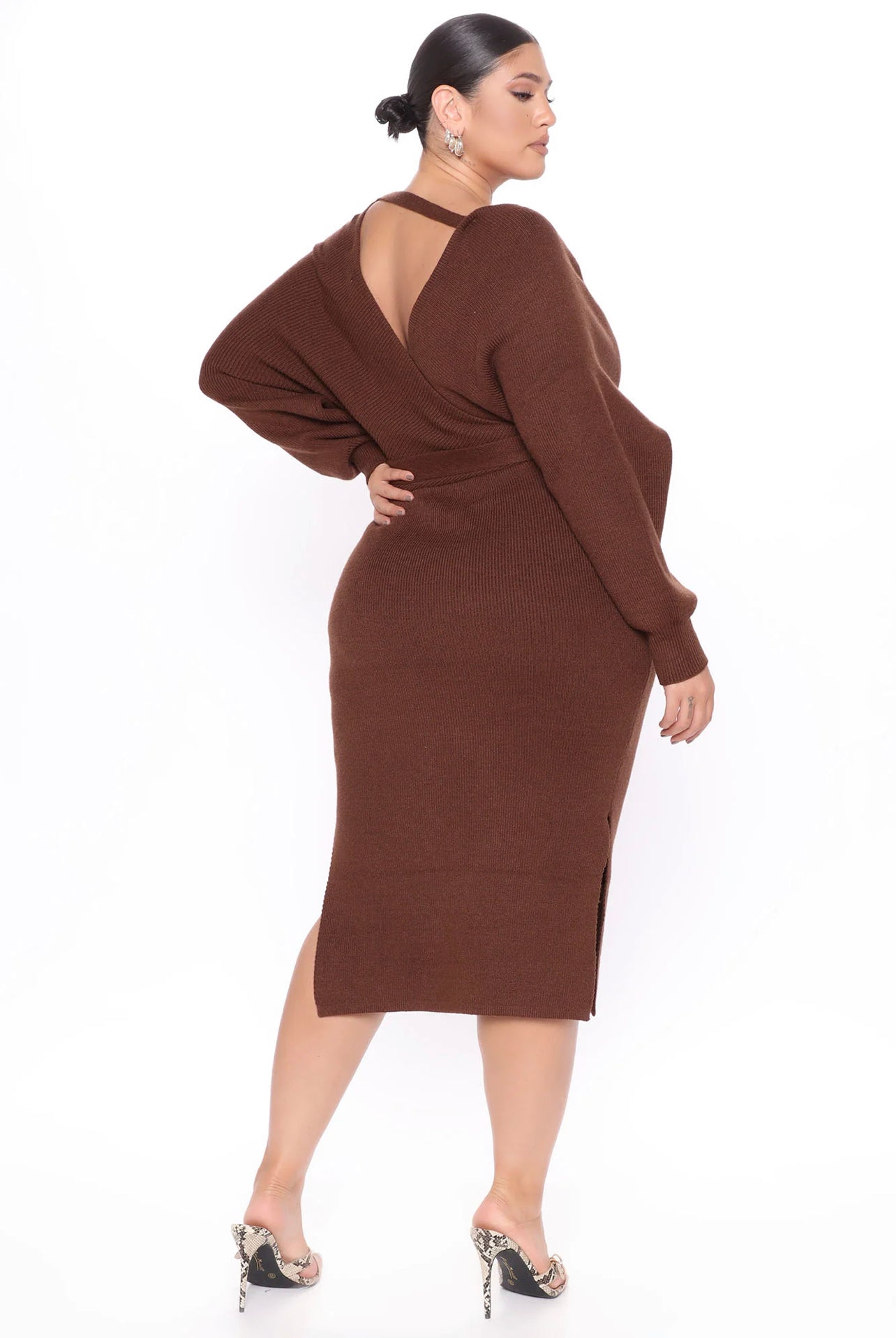 Chocolate Sweater Dress