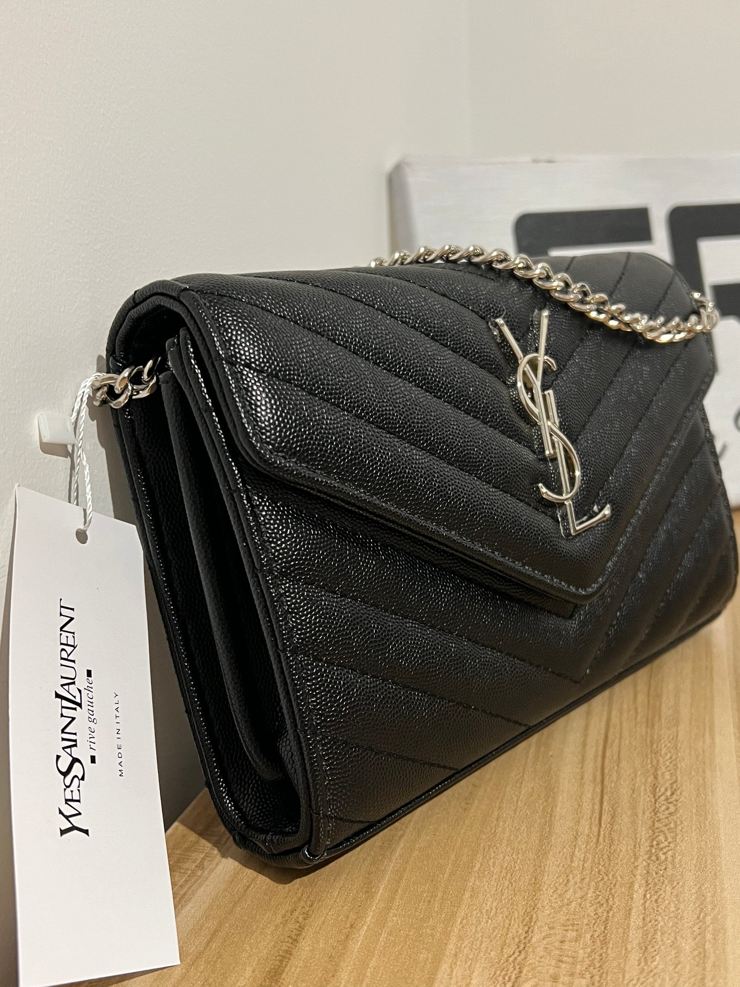 Black Silver Purse