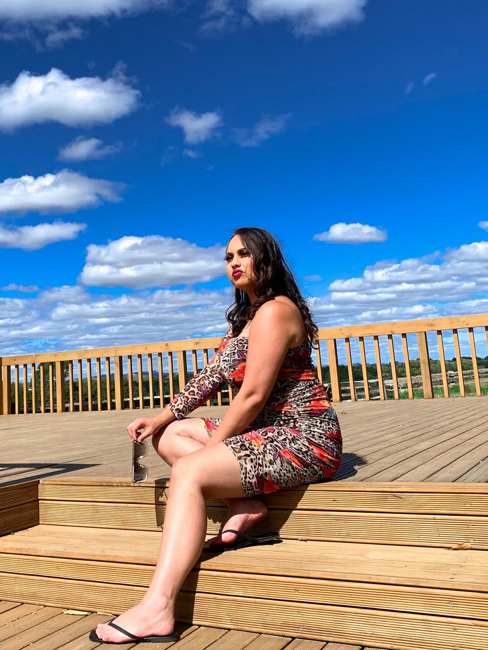 Leopard One Shoulder Dress