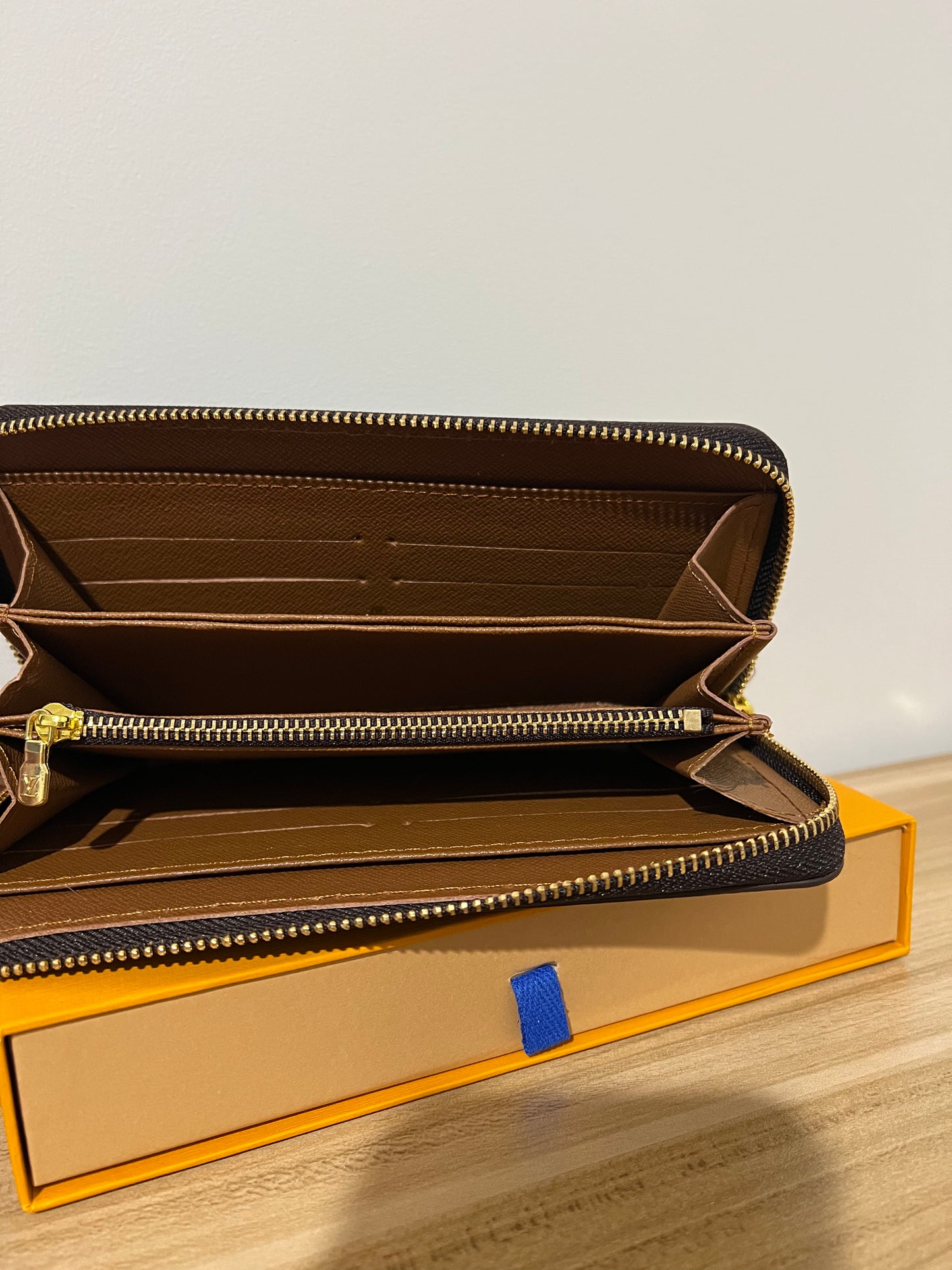 Brown Flower Wallet
