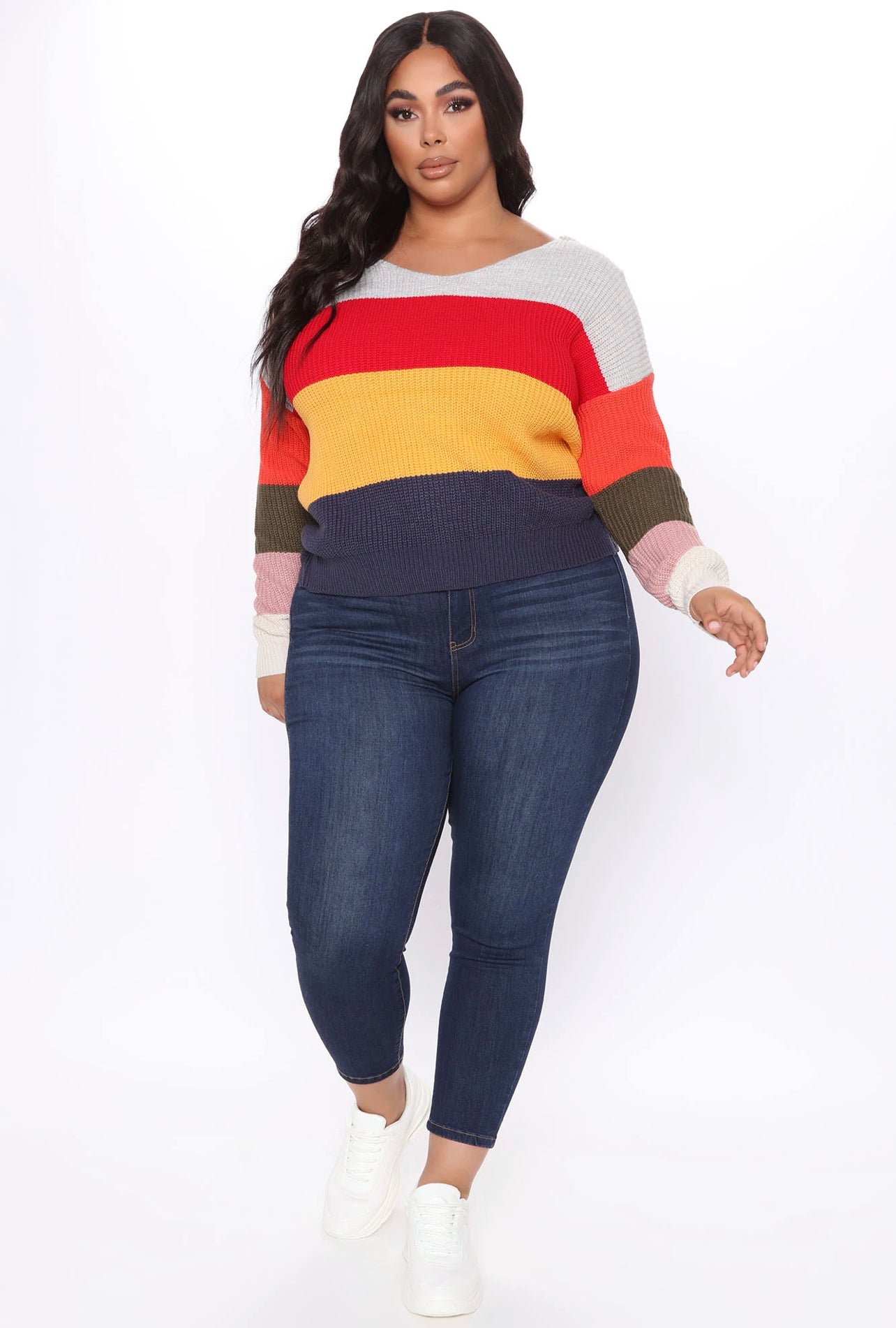 Multi Color Knit Top