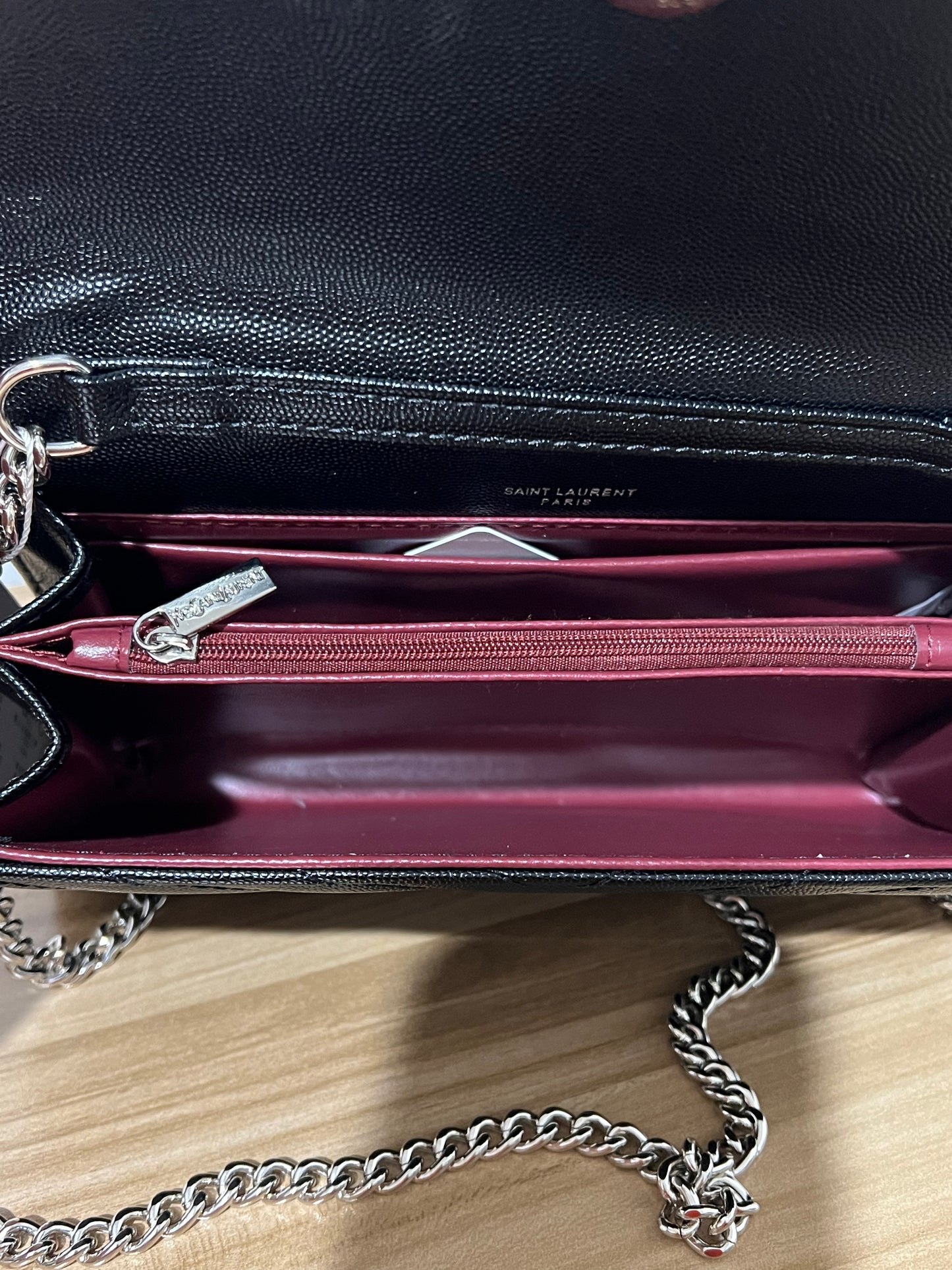 Black Silver Purse