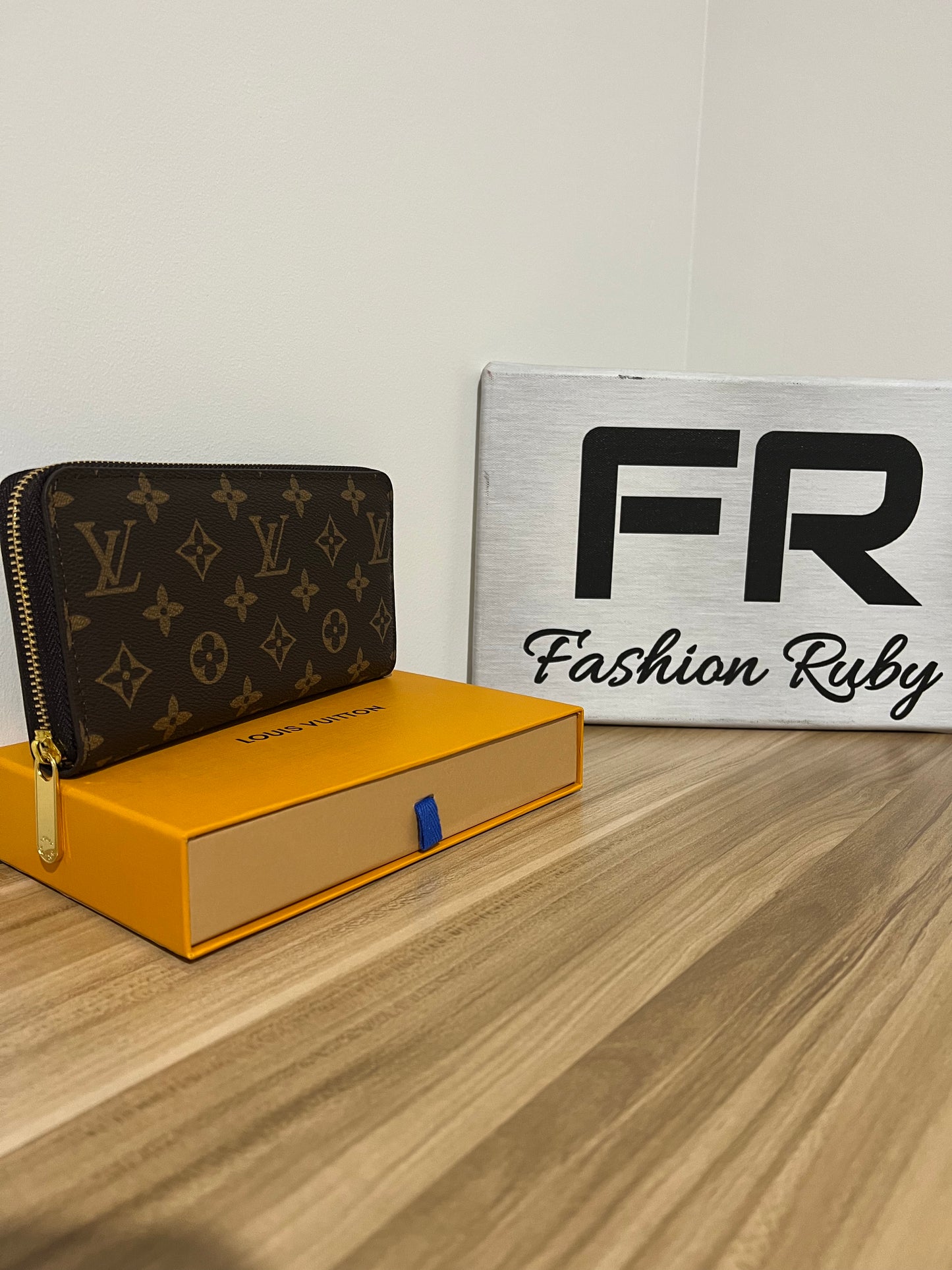 Brown Flower Wallet