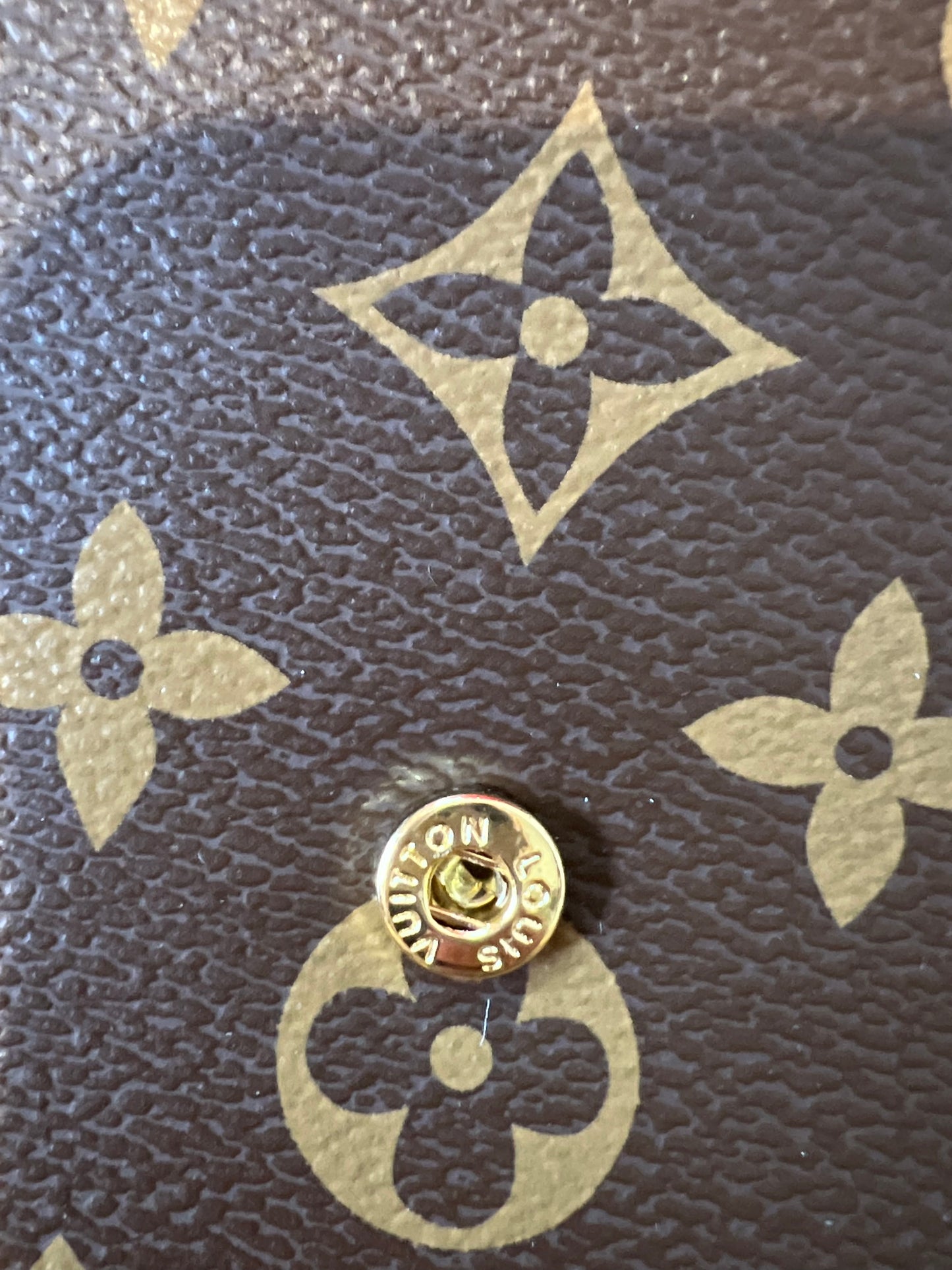 Brown Flower Purse