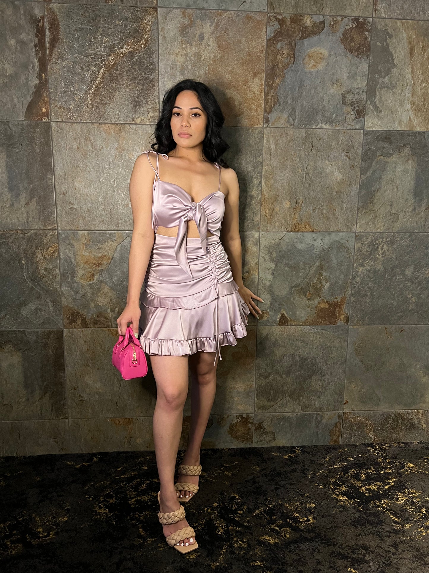 Victoria Lavender Skirt Set