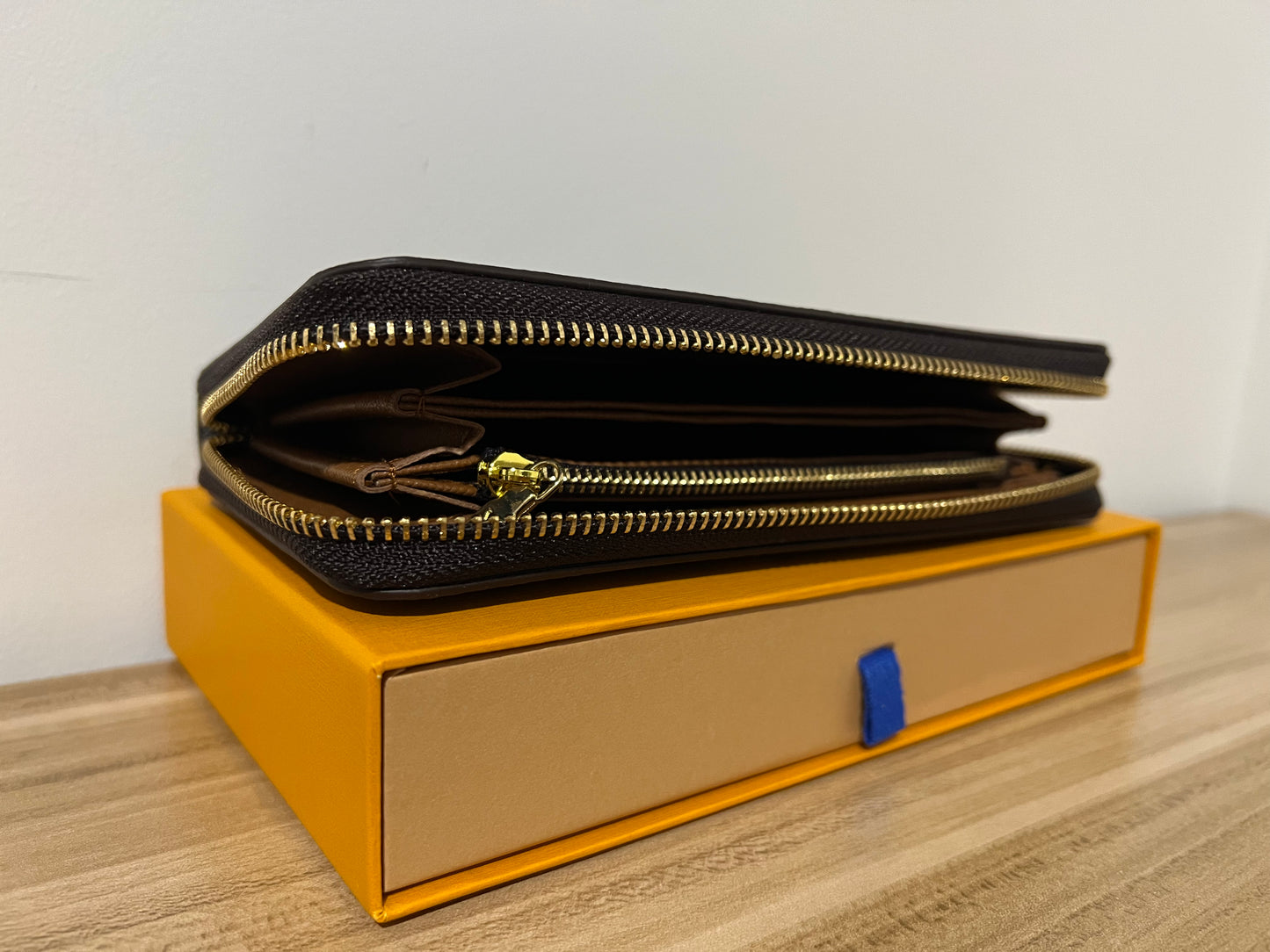 Brown Flower Wallet