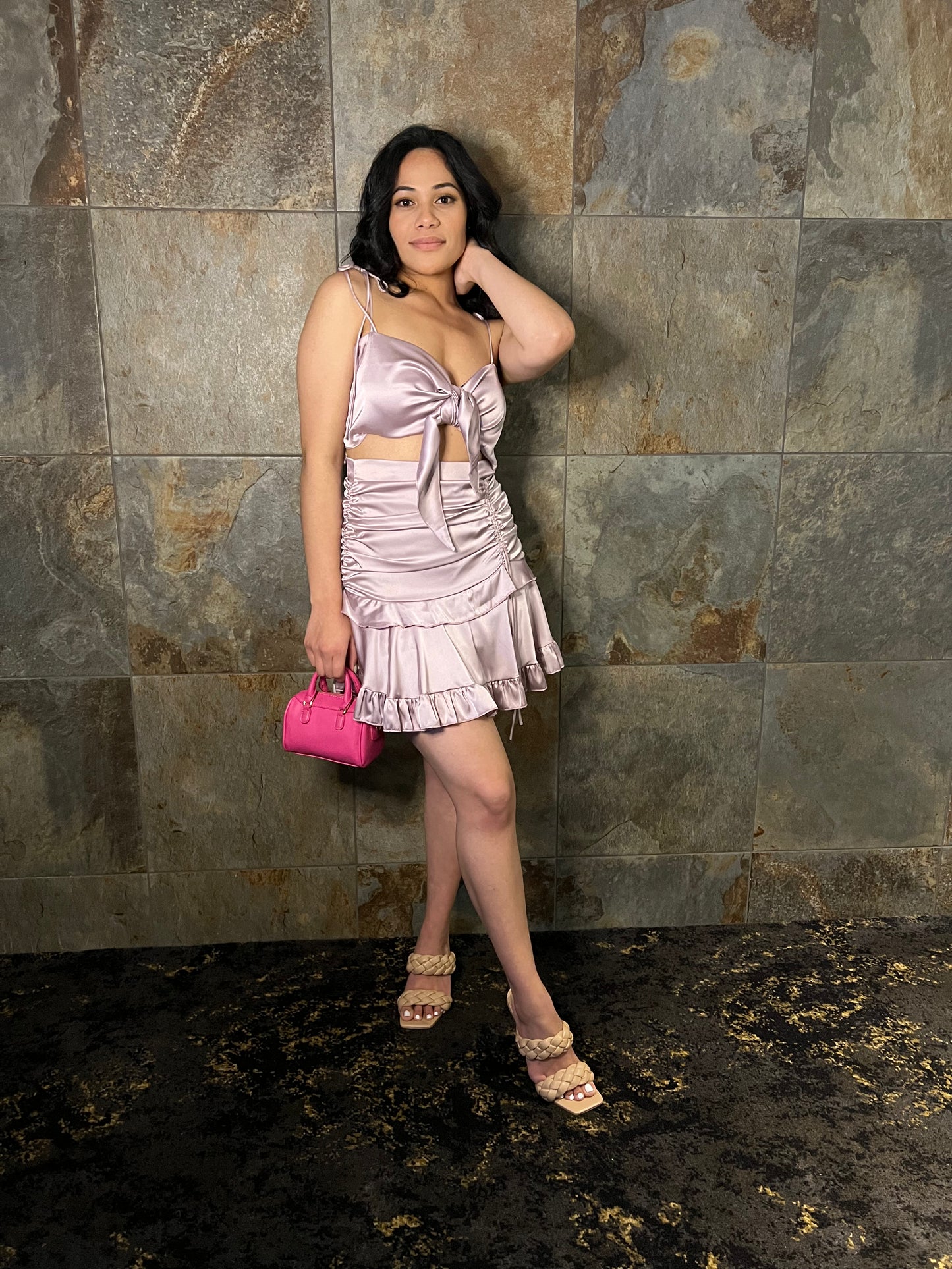 Victoria Lavender Skirt Set